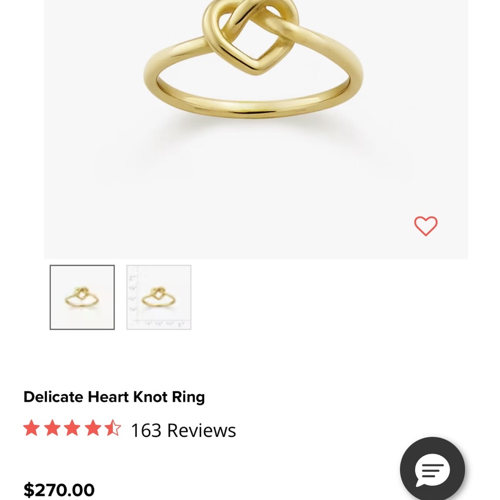 James Avery Delicate Heart Knot Ring - Picture 5 of 5